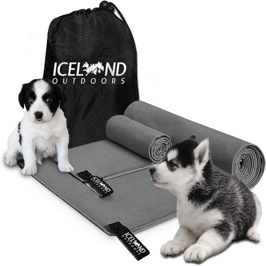 Iceland Outdoors Super Absorbent Microfiber Dog Towel